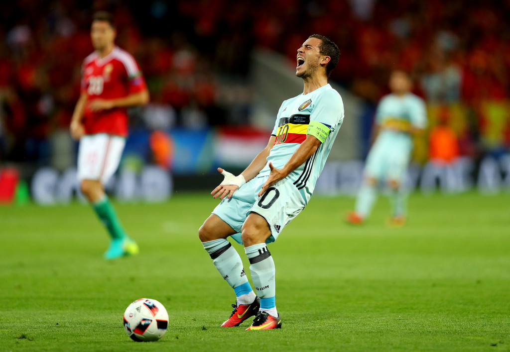 Азар признан лучшим игроком матча Венгрия – Бельгия
