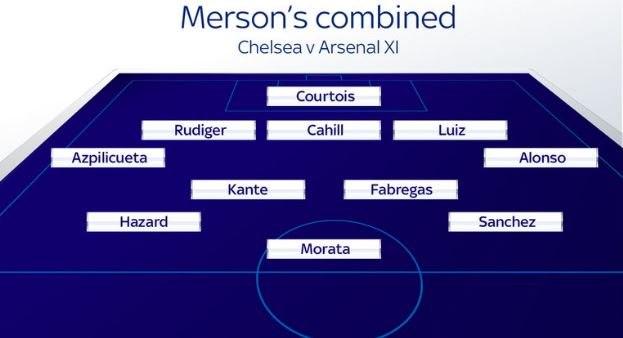 Пол Мерсон составил сборную из игроков «Челси» и «Арсенала»