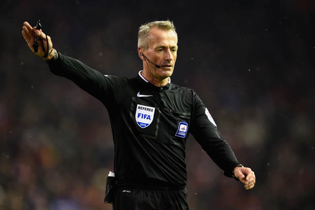 Referee Martin Atkinson