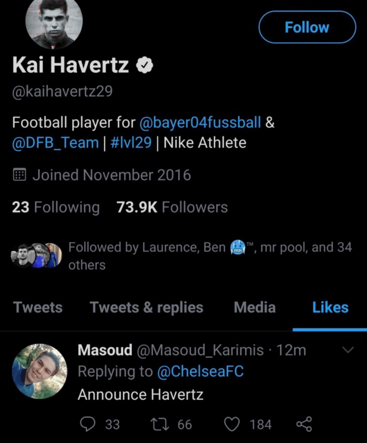 Кай Хаверц сделал огромный намёк на переход в «Челси»